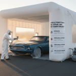 Quels conseils pour peindre une voiture avec une cabine de peinture gonflable ?