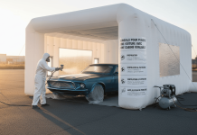 Quels conseils pour peindre une voiture avec une cabine de peinture gonflable ?
