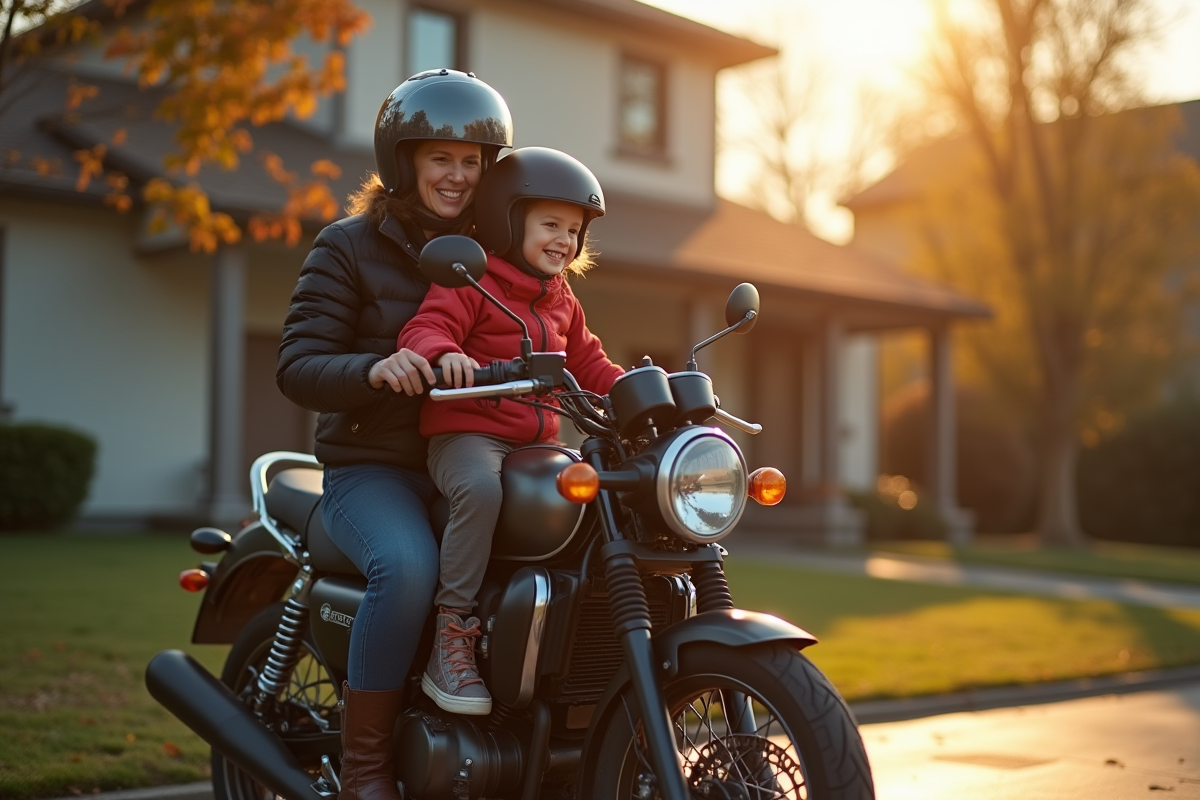 enfant moto